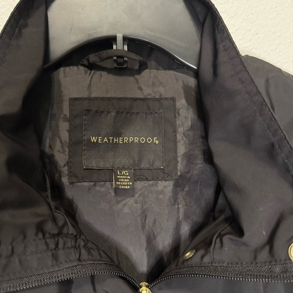 Weatherproof Brand Rain Jacket Black Size Large - Picture 4 of 13